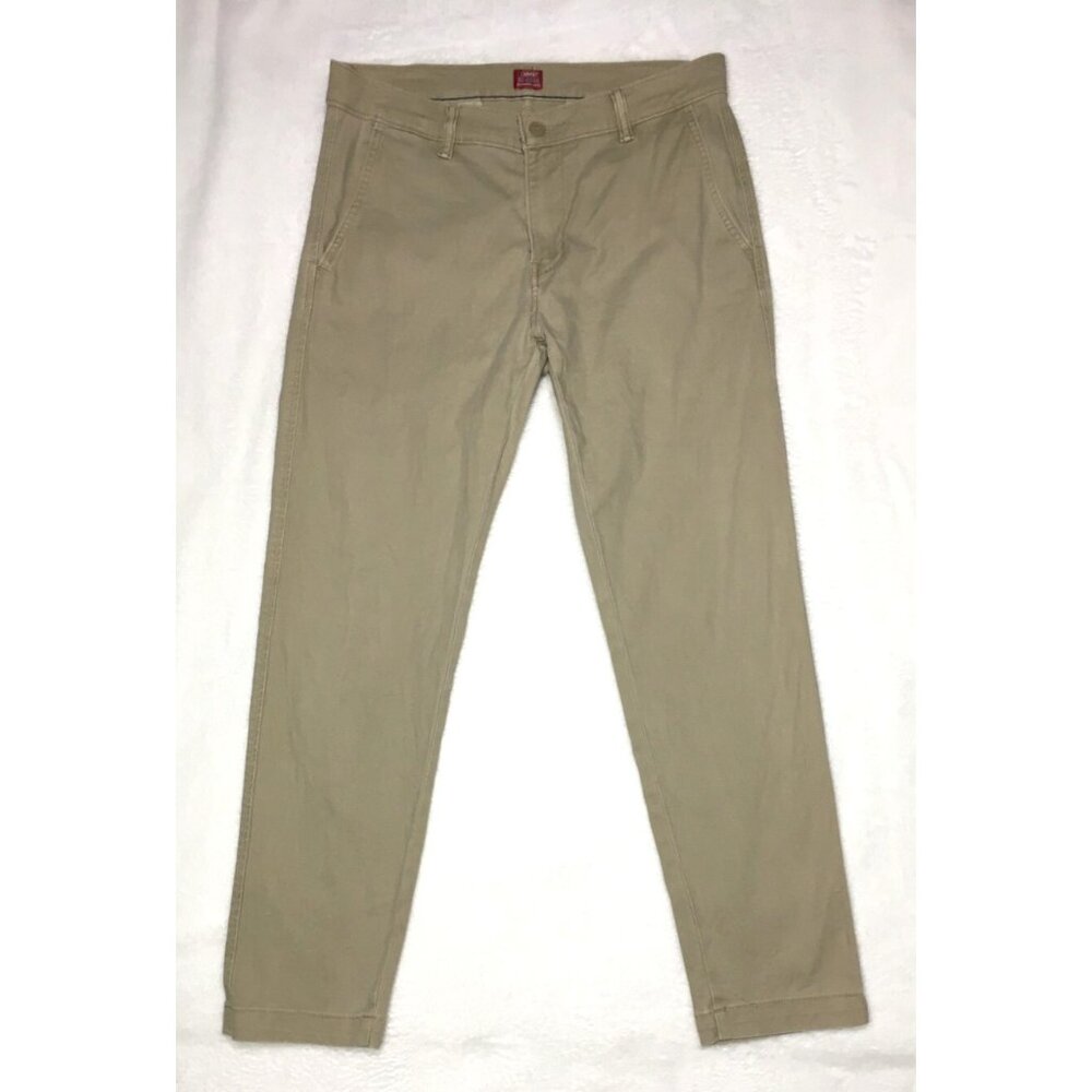 Levis XX Chino Pants Men's Standard Taper Beige Khakis Tag 30 x 30 FIT 33 x 29